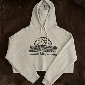 H&M Crop “Brooklyn Babe” Hoodie
